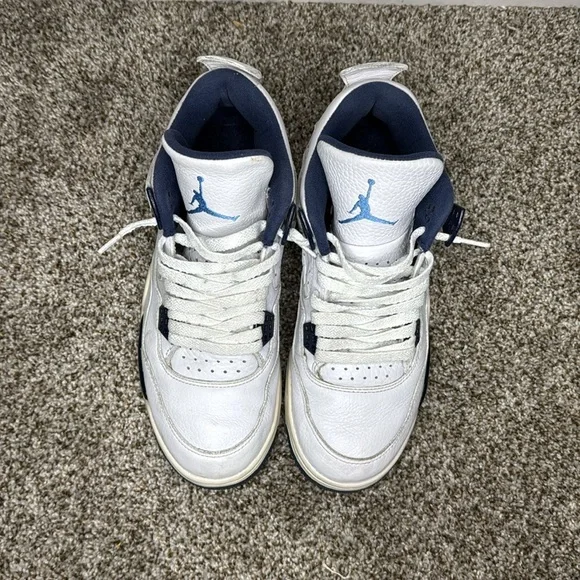 NIKE Men's Jordan 4 Retro Columbia Shoes Size 8 - Picture 6 of 12